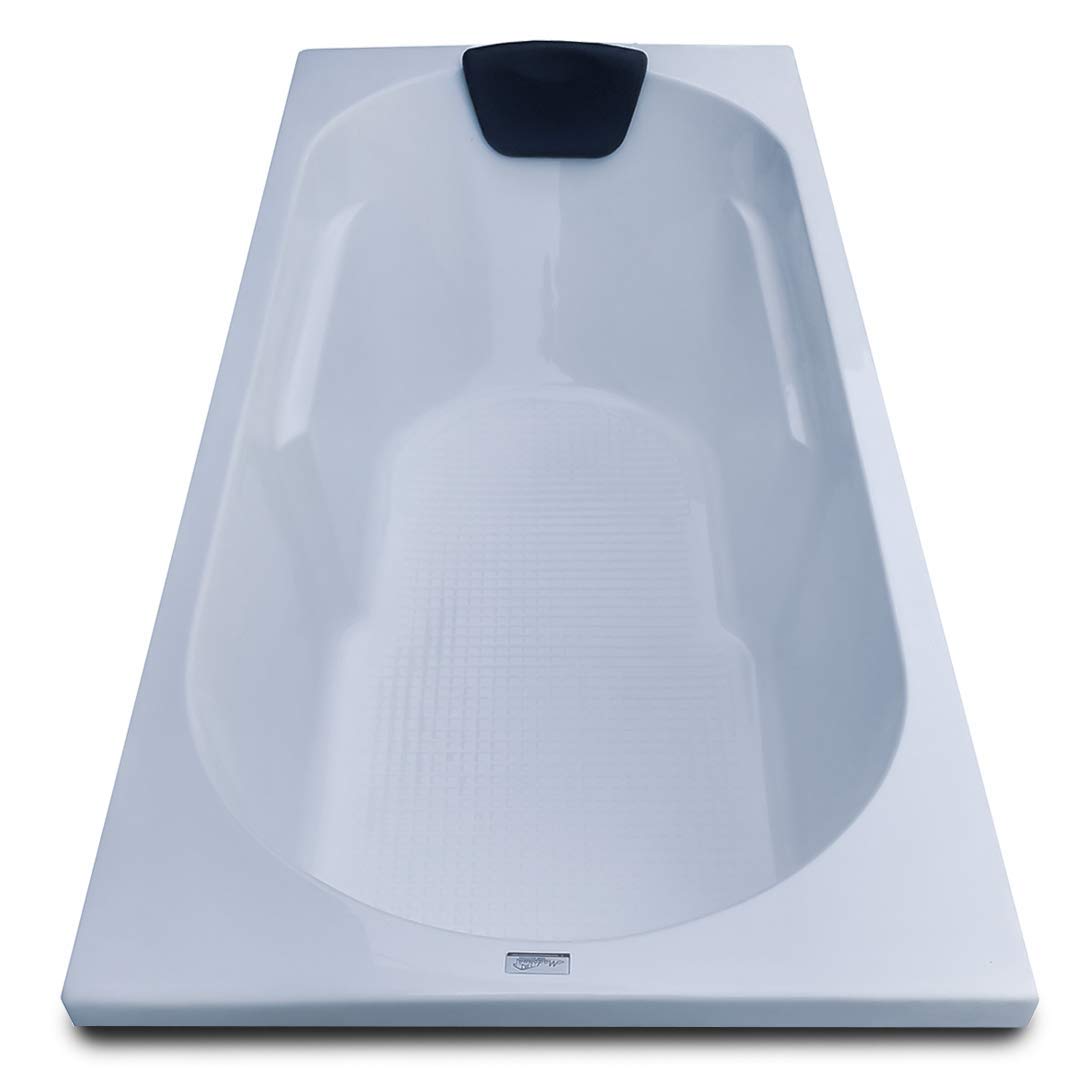 MiZMo Spa Bath Tub for Adults, 5.5ft * 2.5ft * 16 inch  Rectangular Bathtub,White @9999 for DELHI ncr region