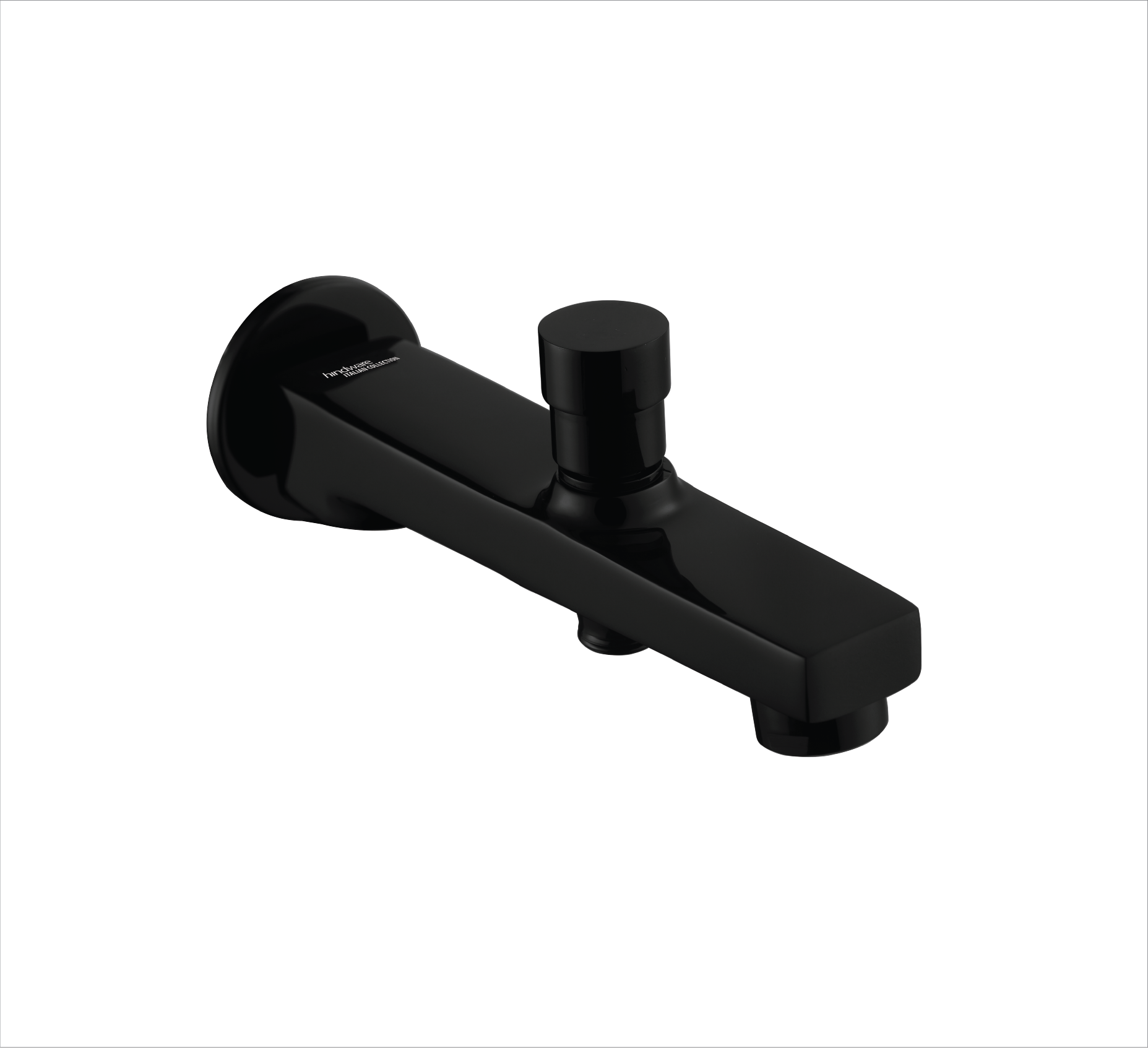 Bath tub Spout with Tip-Ton in Black-by Hindware Italian Collection,Hues-F360010GRT