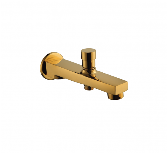 hues by hindware F360010PGD BATH TUB SPOUT WITH TIP-TON IN GOLD