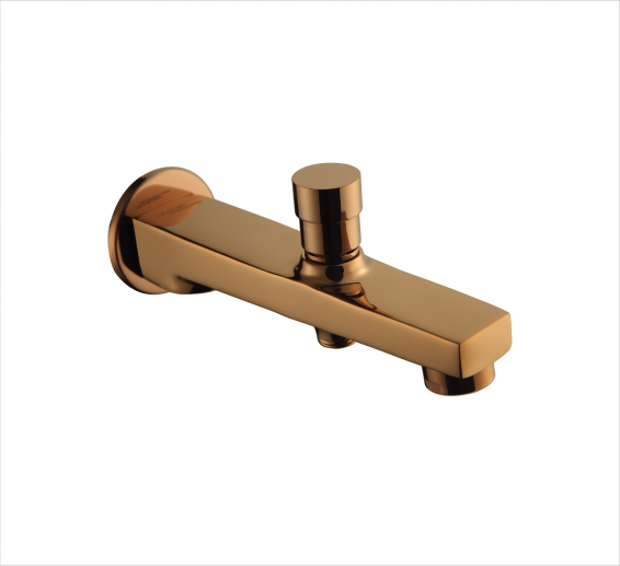 BATH TUB SPOUT WITH TIP-TON IN ROSE GOLD -by Hindware Italian Collection,Hues-F360010RGD