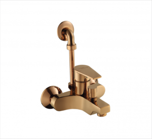 BATH & SHOWER MIXER WITH PROVISION OF OVERHEAD SHOWER IN ROSE GOLD,Hindware Rose Golden BathMixer