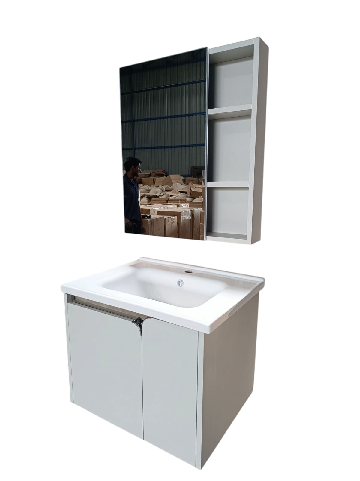 Mizmo Stainless Steel Vanity , S.S 304 , Best Quality , Black, 32″ , 800mm, 102 Model