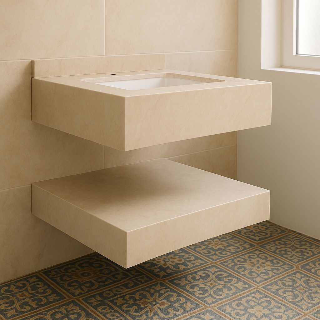 Mizmo Stone Vanity, Under Mount Basin , 24″, 600*500*200 mm, Model No. – 016030