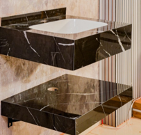 Mizmo Stone Vanity, Under Mount Basin , 24″, 600*500*200 mm, Model No. – 016050