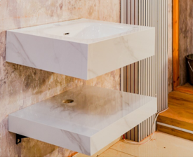 Mizmo Stone Vanity, Under Mount Basin , 24″, 600*500*200 mm, Model No. – 116001