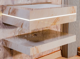 Mizmo Stone Vanity, Under Mount Basin , 32″, 600*500*200 mm, Model No. – 298023