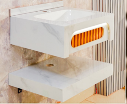 Mizmo Stone Vanity, Under Mount Basin , 24″, 600*500*200 mm, Model No. – 416001