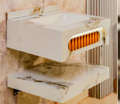 Mizmo Stone Vanity, Under Mount Basin , 24″, 600*500*200 mm, Model No. – 416005