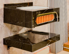 Mizmo Stone Vanity, Under Mount Basin , 24″, 600*500*200 mm, Model No. – 416051