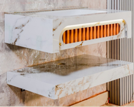 Mizmo Stone Vanity, Under Mount Basin , 32″, 600*500*200 mm, Model No. – 418005