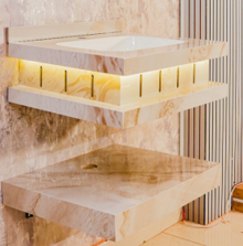 Mizmo Stone Vanity, Under Mount Basin , 24″, 600*500*200 mm, Model No. – 646023