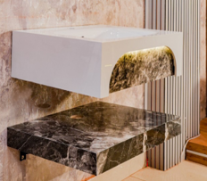 Mizmo Stone Vanity, Under Mount Basin , 24″, 600*500*200 mm, Model No. – 80606027