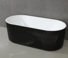 MIZMO Pure Acrylic Bathtub 1700×800×600 mm – Glossy White | Model KF715BC-H