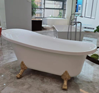 MIZMO Pure Acrylic Bathtub 1700×750×750 mm – Glossy White | Model CB-12