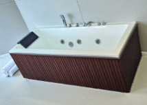 MIZMO Pure Acrylic Bathtub 1800×750×600 mm – Glossy White | Model CB-6