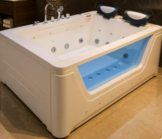 MIZMO Pure Acrylic Bathtub 1737×1220×700 mm – Glossy White | Model GD371