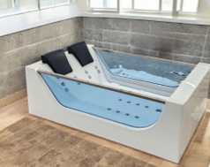 MIZMO Pure Acrylic Bathtub 1830×1250×700 mm – Glossy White | Model CB-14