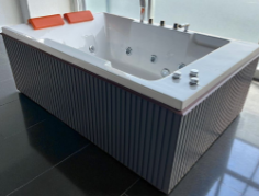 MIZMO Pure Acrylic Bathtub 1800×1200×560 mm – Glossy White | Model CB-617