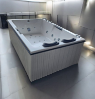 MIZMO Pure Acrylic Bathtub 1800×1200×600 mm – Glossy White | Model CB-8