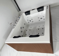 MIZMO Pure Acrylic Bathtub 1800×1500×600 mm – Glossy White | Model SP-729