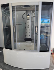 MIZMO Premium Steam Room 1700×900×2150 mm – Acrylic Body, Tempered Glass & Aluminium Alloy Frame