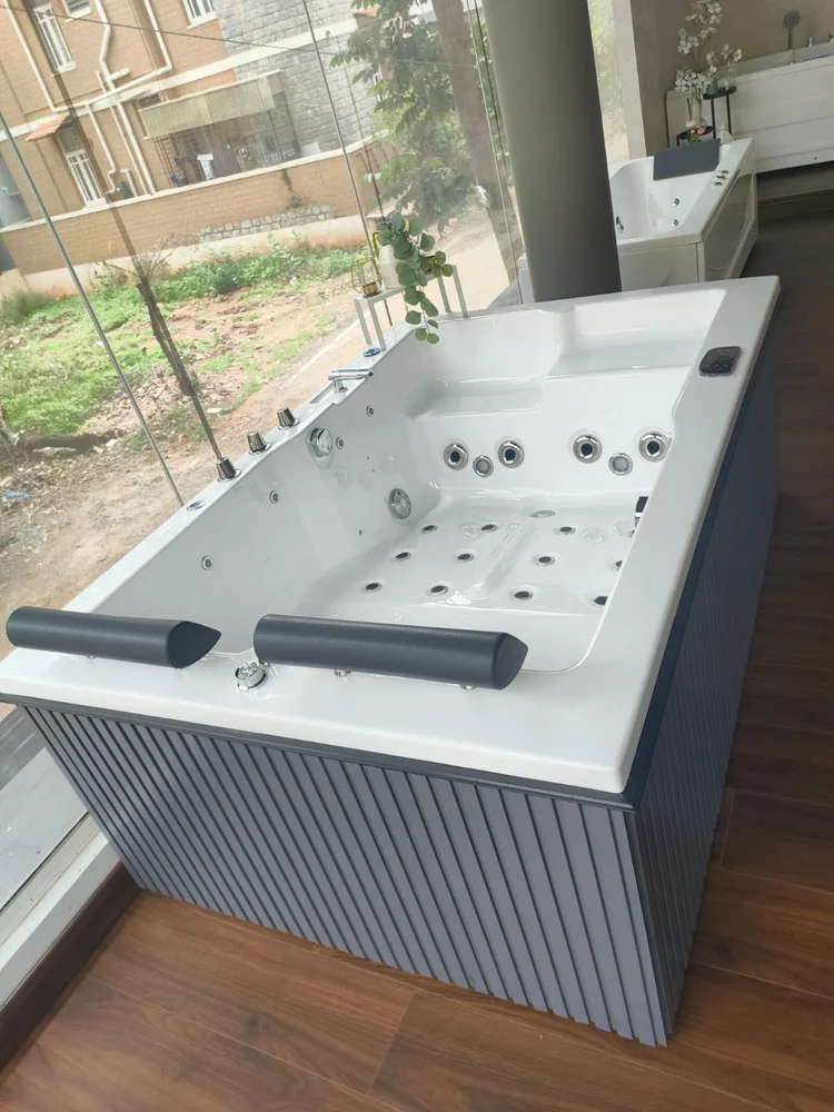 MIZMO Pure Acrylic Bathtub 1800×1200×600 mm – Glossy White | Model CB-9