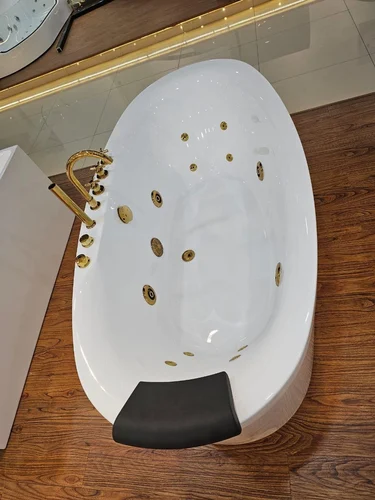 MIZMO Pure Acrylic Bathtub 1700×860×610 mm – Glossy White | Model CB-8002