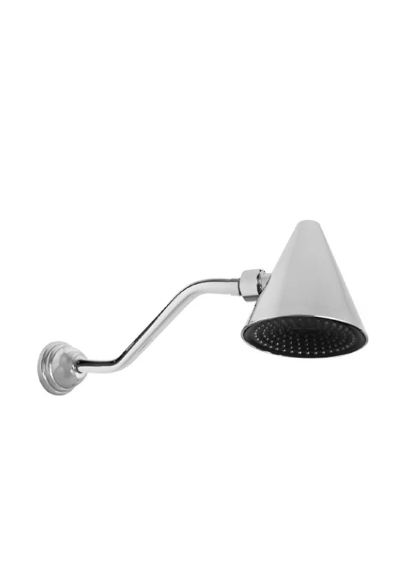Mizmo Conical Overhead Shower – Chrome Finish Premium Brass Rain Shower