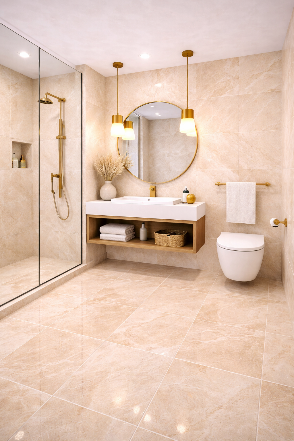 Mizmo, Bathroom Wall Tiles, Vitrified Tile, 2×4 Ft, 600x1200mm, RITON LITE